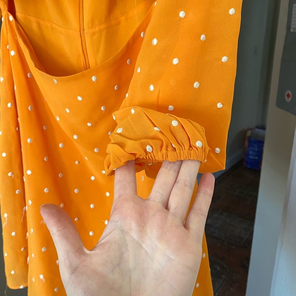 Privacy Please Nich Mini Dress in Marigold sz XS - Picture 5 of 13